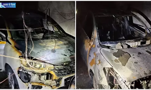 पुणे में आधी रात को आग का तांडव चार मंजिला इमारत की पार्किंग में 15 वाहन क्षतिग्रस्त