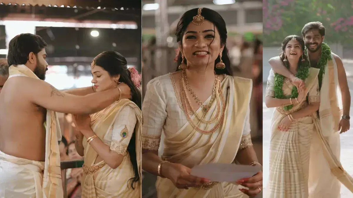 कंटेंट क्रिएटर अथिरा डी नायर की शादी, सामने आईं खूबसूरत तस्वीरें कंटेंट क्रिएटर अथिरा डी नायर की शादी, सामने आईं खूबसूरत तस्वीरें