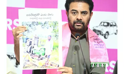 कांग्रेस सरकार को अब छुट्टी दे दें, KTR ने किसानों के मुद्दे पर बोला हमला