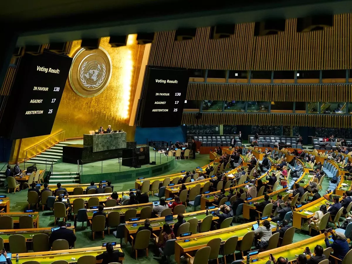 UNGA में क्यूबा के समर्थन में उतरा भारत, अमेरिकी प्रतिबंध हटाने की मांग, 130 देशों ने दिया साथ UNGA में क्यूबा के समर्थन में उतरा भारत, अमेरिकी प्रतिबंध हटाने की मांग, 130 देशों ने दिया साथ