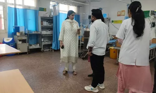 सरकारी स्वास्थ्य संस्थानों में स्वच्छता अभियान चलाया गया