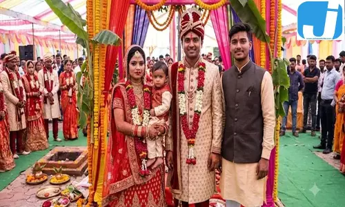 देवर संग फेरे लेने पहुंची महिला, पति और बच्चे को देख चौंके लोग