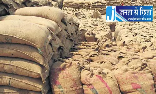 धान की खरीद 100 लाख मीट्रिक टन के पार पहुंची