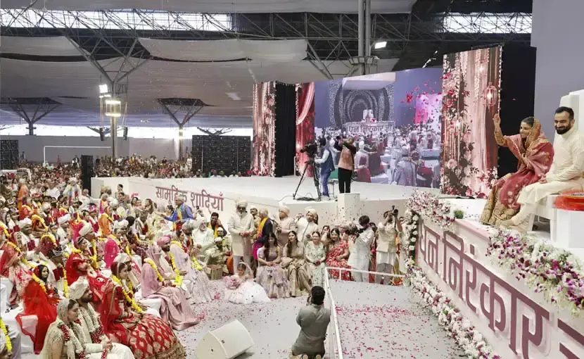 निरंकारी संत समागम में प्रेम और एकता का संदेश, 126 जोड़ों का विवाह
