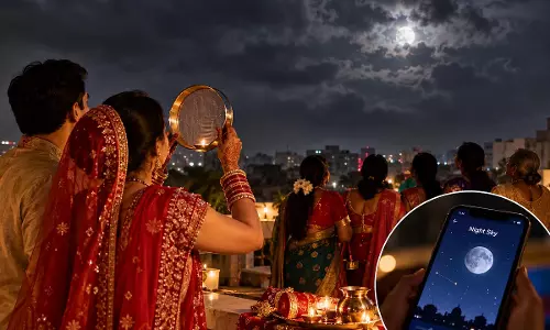 करवाचौथ पर छाए बादल, चांद के दीदार के लिए देर रात तक इंतजार करवाचौथ पर छाए बादल, चांद के दीदार के लिए देर रात तक इंतजार
