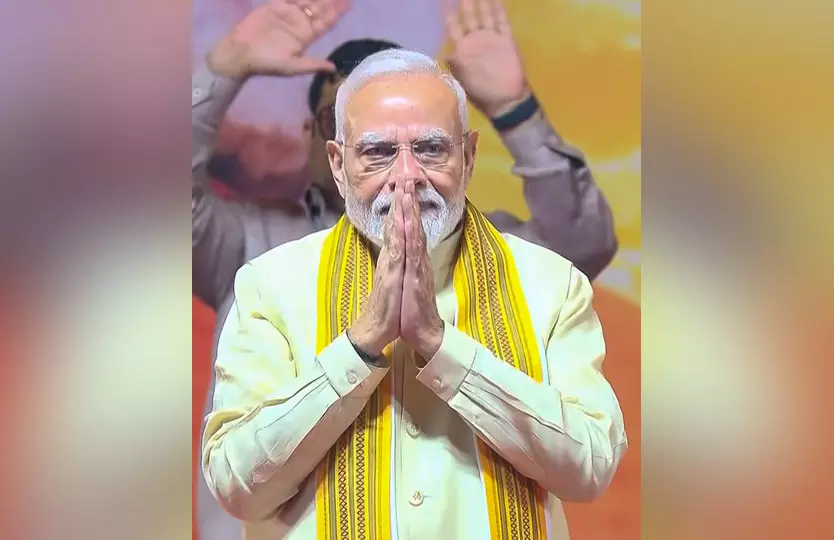 प्रधानमंत्री मोदी आज गुजरात दौरे पर, राज्य को देंगे 14,000 करोड़ की सौगात, पीएम-किसान की 24वीं किस्त भी करेंगे जारी प्रधानमंत्री मोदी आज गुजरात दौरे पर, राज्य को देंगे 14,000 करोड़ की सौगात, पीएम-किसान की 24वीं किस्त भी करेंगे जारी