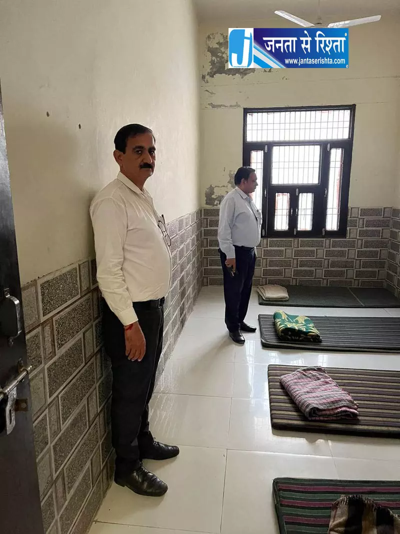 हिसार में रैन बसेरे की व्यवस्थाओं का किया निरीक्षण हिसार में रैन बसेरे की व्यवस्थाओं का किया निरीक्षण