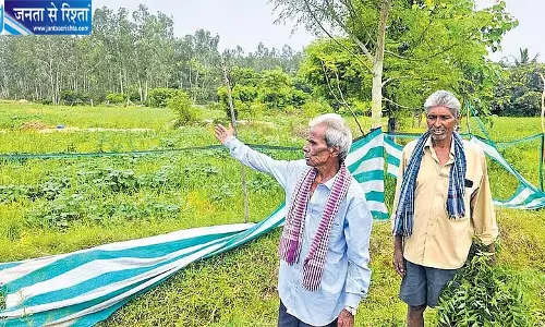 सूखे ने तोड़ी किसानों की कमर, खेती छोड़ मजदूरी करने को मजबूर सूखे ने तोड़ी किसानों की कमर, खेती छोड़ मजदूरी करने को मजबूर