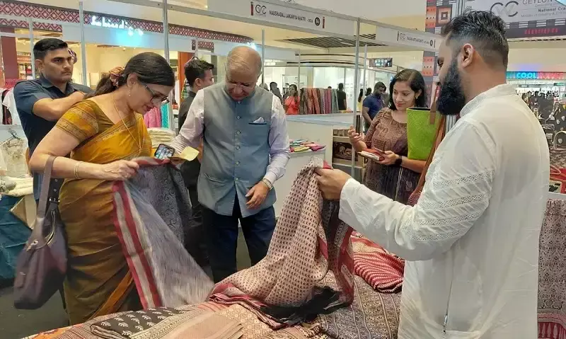 बाग प्रिंट ने श्रीलंका में बिखेरी भारतीय हस्तशिल्प की छटा