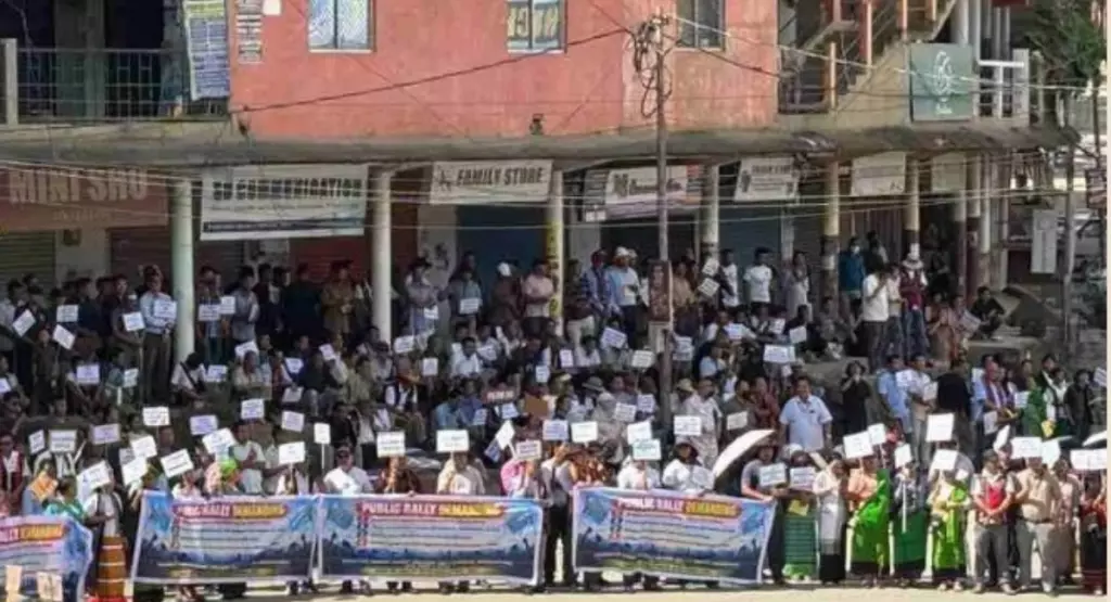 मणिपुर: नागा रैली में गूंजी SoO समझौते को खत्म करने की मांग
