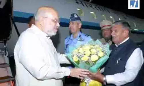 देर रात चंडीगढ़ पहुंचे केंद्रीय गृह मंत्री अमित शाह